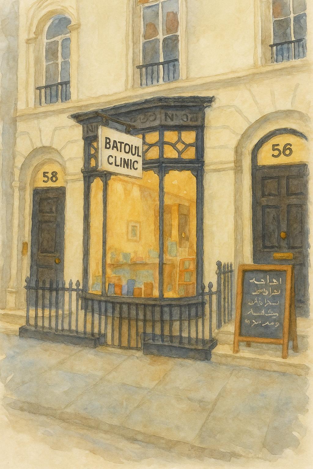 Batoul Clinic storefront in Mayfair, London